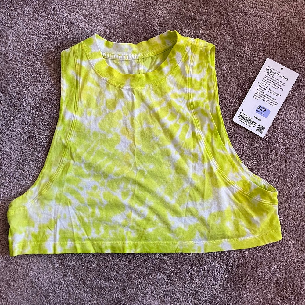 Lululemon all yours crop tank